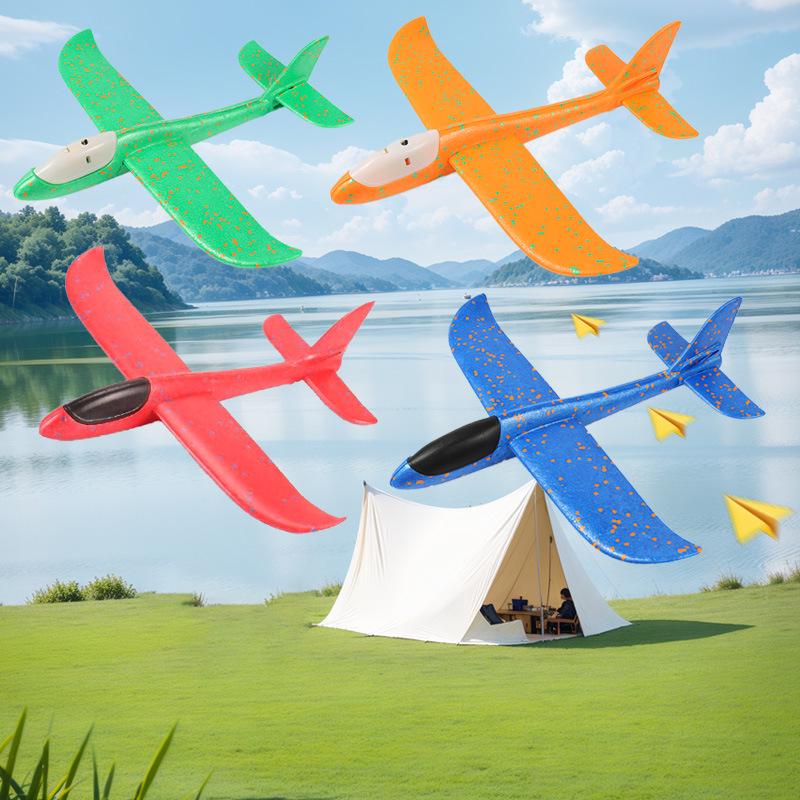 Handheld Foam Airplane Launcher Toy for Kids - Outdoor Sports Fun