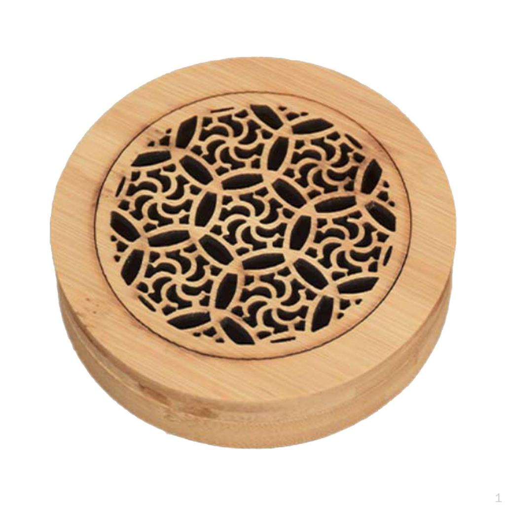 Wood Aroma Burner Box Censer for Home And Hotel Fragrance Diffuser with Lid
