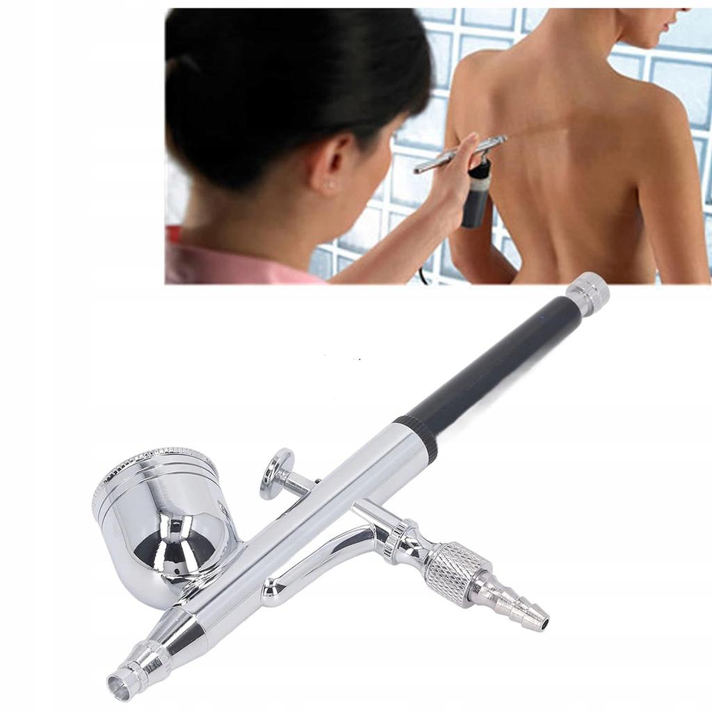 Rosfix Aerograf Malarski w Etui – Dysza 0,5mm | Metalowy Zbiornik 7ml | Podwójna Regulacja Natrysku