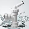T Design Pipe PVC Kitchen Sink Pipe Essential Kitchen Component Long-lasting Performance Robust Plastic Construction