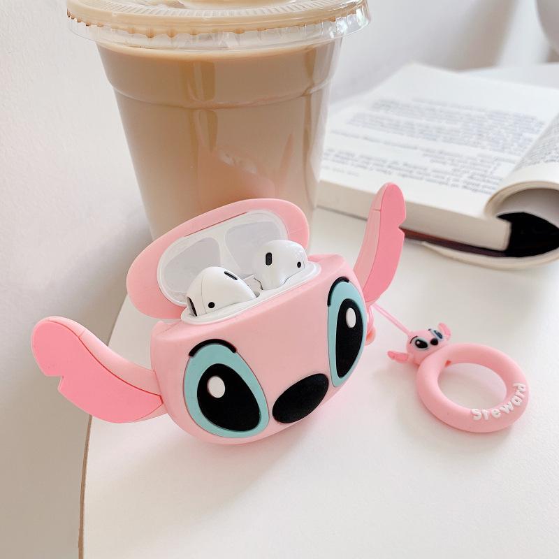 Cute Cartoon Stitch AirPods 2 Silicone Protective Case AirPods 3 (2021)