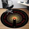 1pc The Lord of the Rings Office Round Area Rug, Indoor Mat Suitable For Office,Bedroom Living Room Home Decor, Room Deco A0926176