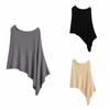 Wrap Women Cloak Mesh Sun Protection Tops Simple Knitted Off Shoulder Shawl  Female/Women