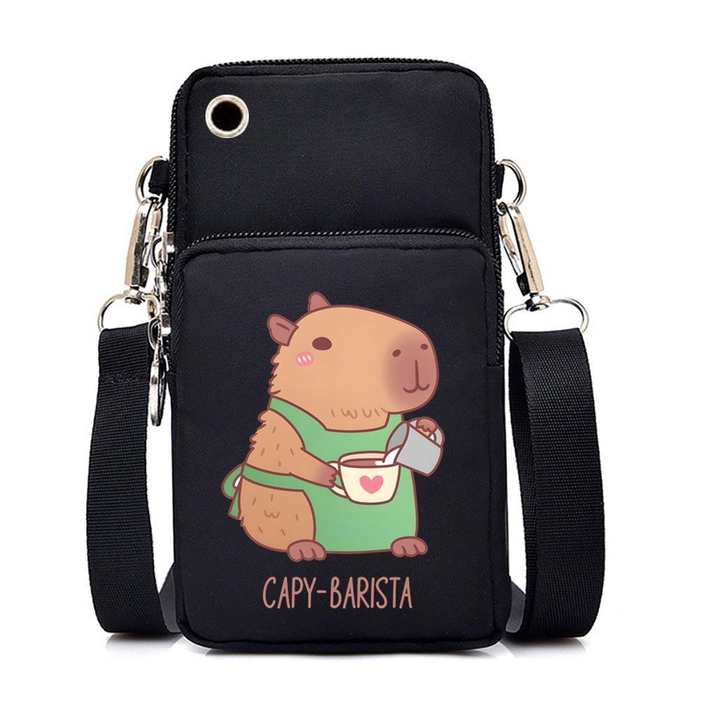 Cute Peripheral Printing Mobile Phone Bag Multi-Function Portable Casual Messenger Bag