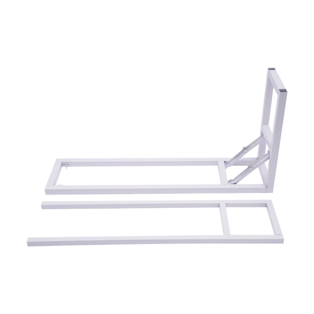 White Metal Wedding Arch Stand for Party Backdrop Adjustable Iron Balloon Flower Frame Folding Base No Assembly