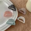 Trendy Mermaid Color Shark Clip: Versatile Hollow Claw for Exquisite Hairstyles and Bangs