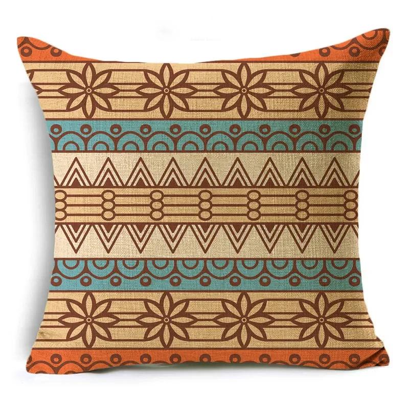 Ramadan Bohemian National Style Living Room Sofa Car Square Back Cushion 40*40Cm/45*45Cm/50*50Cm Cushion Cover