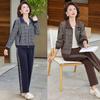 Women's 2026 Spring Casual Two-Piece Suit: Middle-Aged & Elderly Zipper Jacket & Sports Top