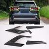 4pcs For Toyota RAV4     Chrome Rear Tail Light Lamp Frame Cover Accessories