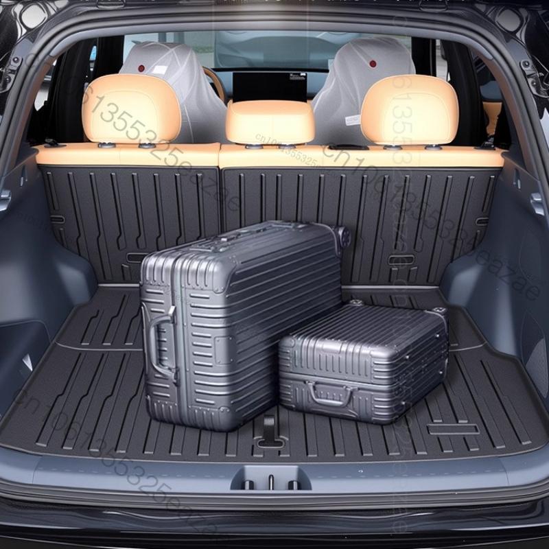 For Geely Galaxy Starship 7 EX5 EM-i 2026 Car Rear Trunk Cargo TPE Trunk Mat Floor Tray Rear Seat Backrest Pad Auto Accessories