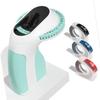 Mechanical Label Maker with 3 Rolls Label Printer Tape Ergomonic Grip Handheld Sticker Maker For Home Kitchen Office