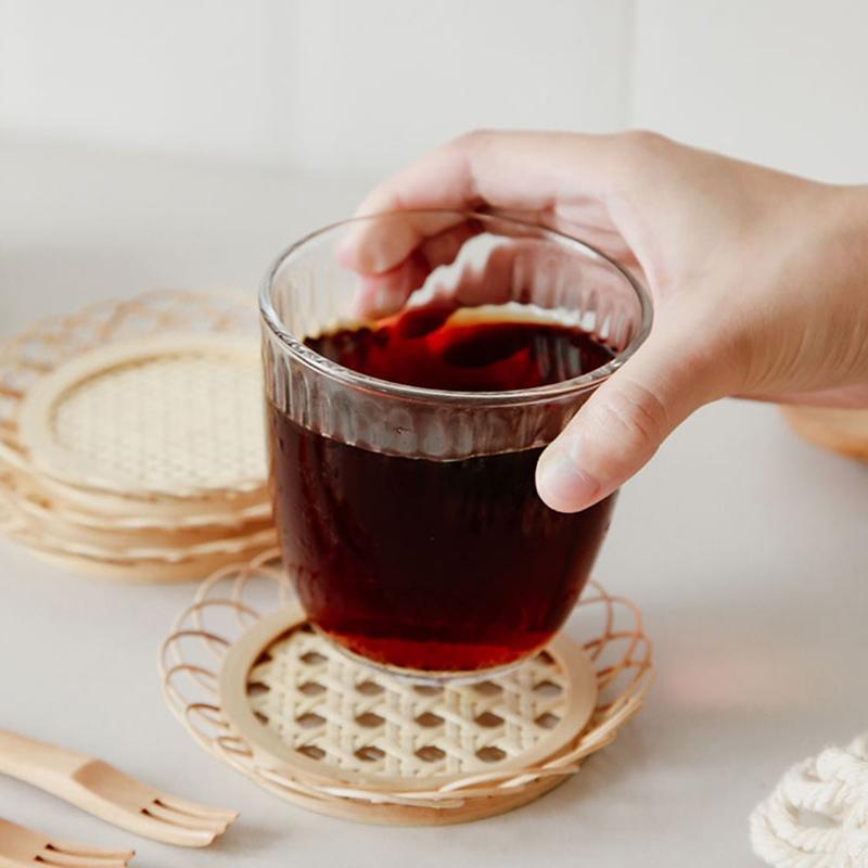 8.6oz/12.4oz Vintage Style Glass Cup Cocoa Milk Mugs Iced American Coffee Mug Cafe Juice Beverage Cups Whiskey Cocktail Cups