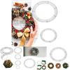 Hoop Metal Garland Round Iron Ring Diy Christmas Decoration  Wire Wreath Frame