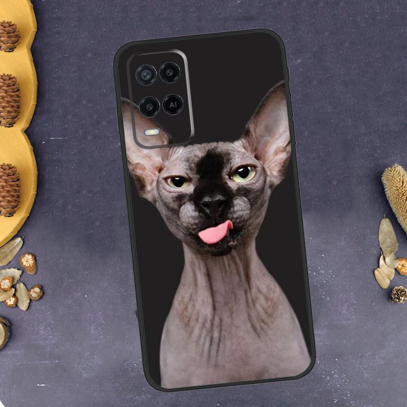 Sphynx Sphinx Cat Phone Case For Oppo A94 A74 A54 A15 A18 A38 A58 A78 A98 A40 A60 A80 A16 A76 A96 A57S A17 A77