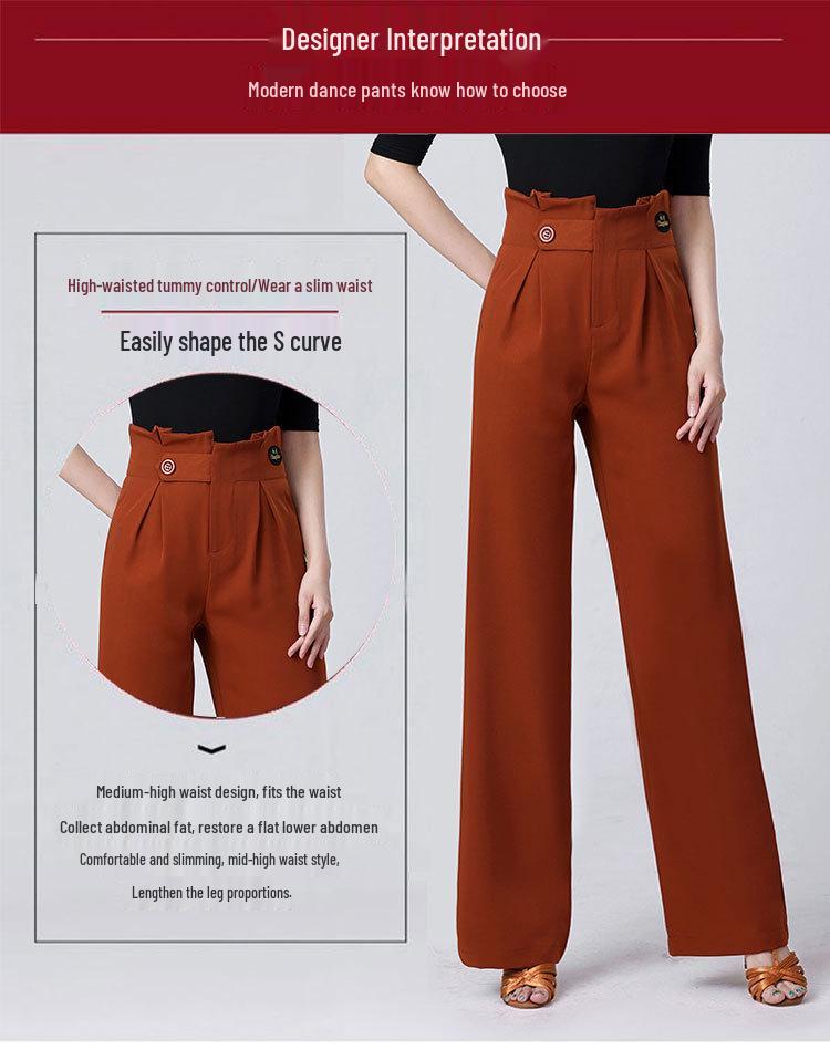 Women's High-End Ballroom Dance Pants