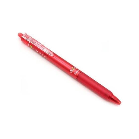 [Набор из 10 шт.] Шариковая ручка Pilot Disappearing  Frixion Ball Knock 07  Красная LFBK-23F-R
