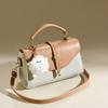 Doll Pendant Handbag Women's and Women's New Small Square Bag Fashionable Versatile Shoulder Messenger Bag