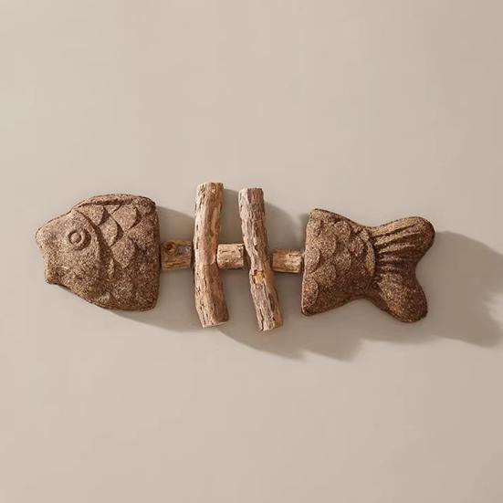 Natürliches Katzen-Kauspielzeug Fischgrätenform Katzenminze Silberrebe Kauspielzeug Zahnpflege Zahnreinigung Stick für Katzen Interaktives Spiel Mundgesundheit