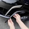 For BMW 5 Series I5 G60 2024 + Car Styling Front Bumper Fog Light Eyebrow Trim Protector Decoration Accessories Exterior Sticker
