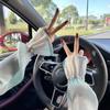 Transparent Ice Silk Sleeves Gloves Lace Driving Arm Sleeves Summer Sunscrean Sleeves  Summer