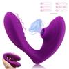 Vagina Sucking Wearable Vibrator 10 Speeds Vibrating Sucker Suction Clitoris Stimulator Flexible Oral Sex Toy