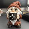 Cute Dwarf Statue Resin Desktop Ornament Micro Landscape Coffee Gnome Figurine  Shop