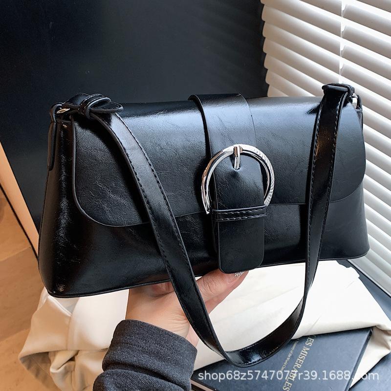 French Niche Underarm Small Bag Women's 2025 New Fashion Versatile Shoulder Bag High-end Commuter Messenger Bag Tide