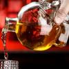 100-750ML Skull Head Cup with Wooden Cork Water Bottle Skull Head Wine Bottle  Halloween Gift