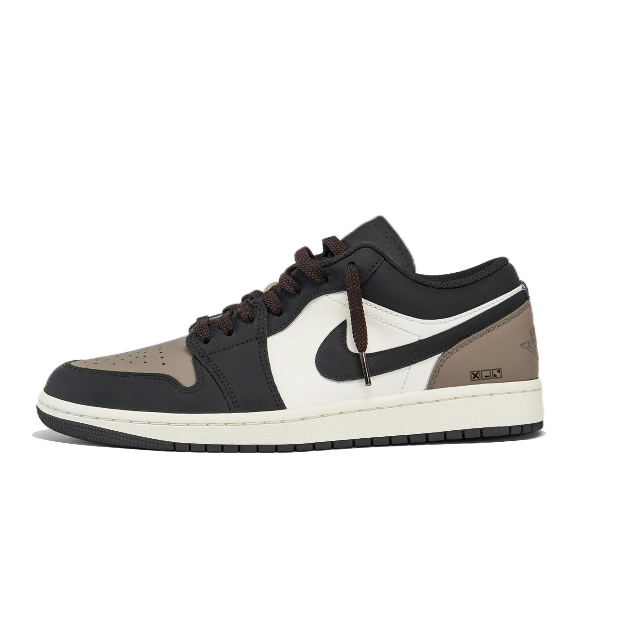 

Jordan Air Jordan 1 Abrasion Resistant Abrasion Resistant Low top Vintage Basketball Shoes Unisex Brown DC0774-101(Team578-) 46