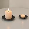 Nordic Romantic Candle Tray: Simple Iron Art Tabletop Ornament Holder