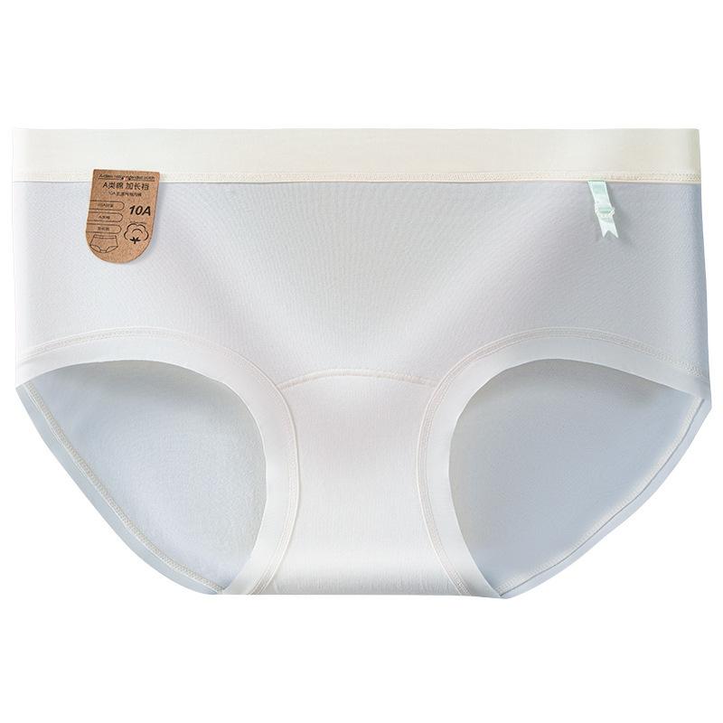 Lady Spring Cotton 7A Antibacterial Extended Crotch Breathable Belly Non Scar Waist Triangle Briefs
