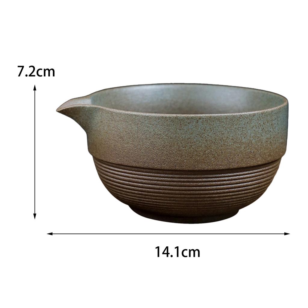 480ml Ceramic Handmade Green Tea Cup Handcrafted Japanese Traditional Matcha Bowl DIY Tea Accessories for Tea Lovers
