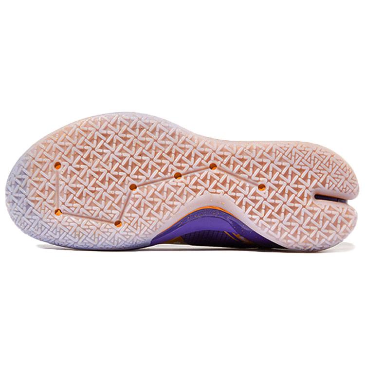 New LiNing Speed 7 Cushioning Anti Slip And Wear Resistant Low Top Basketball Shoes Blue Purple ABAQ065-6
