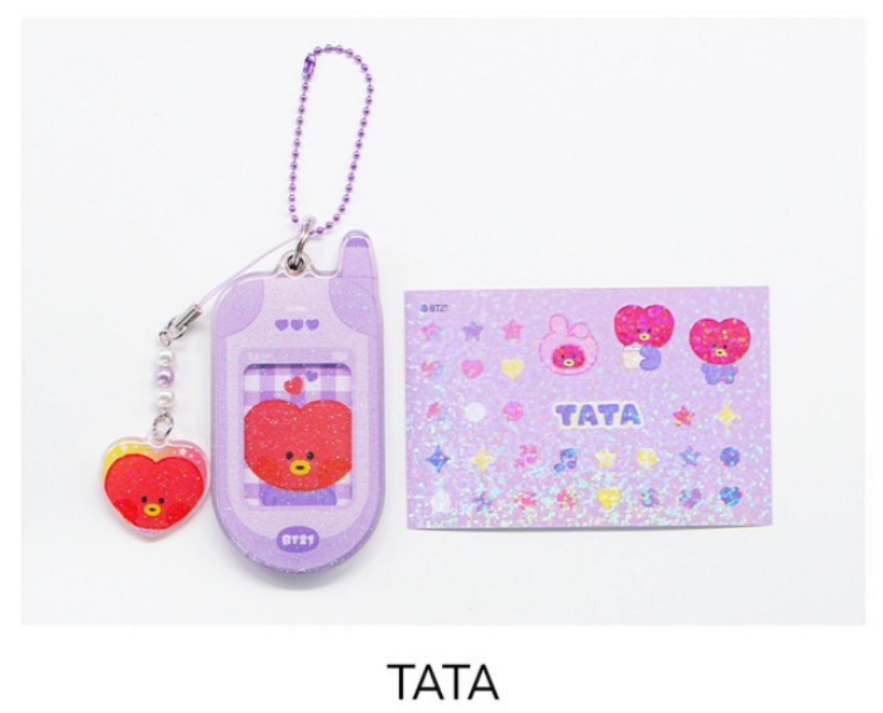 Брелок для телефона в стиле ретро BT21 Minini — фото 11