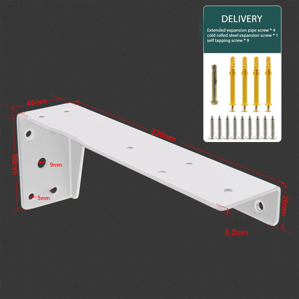 Heavy Duty Support L Shaped 90 Degree Right Angle Wall Support Tool for Shelf Bracket