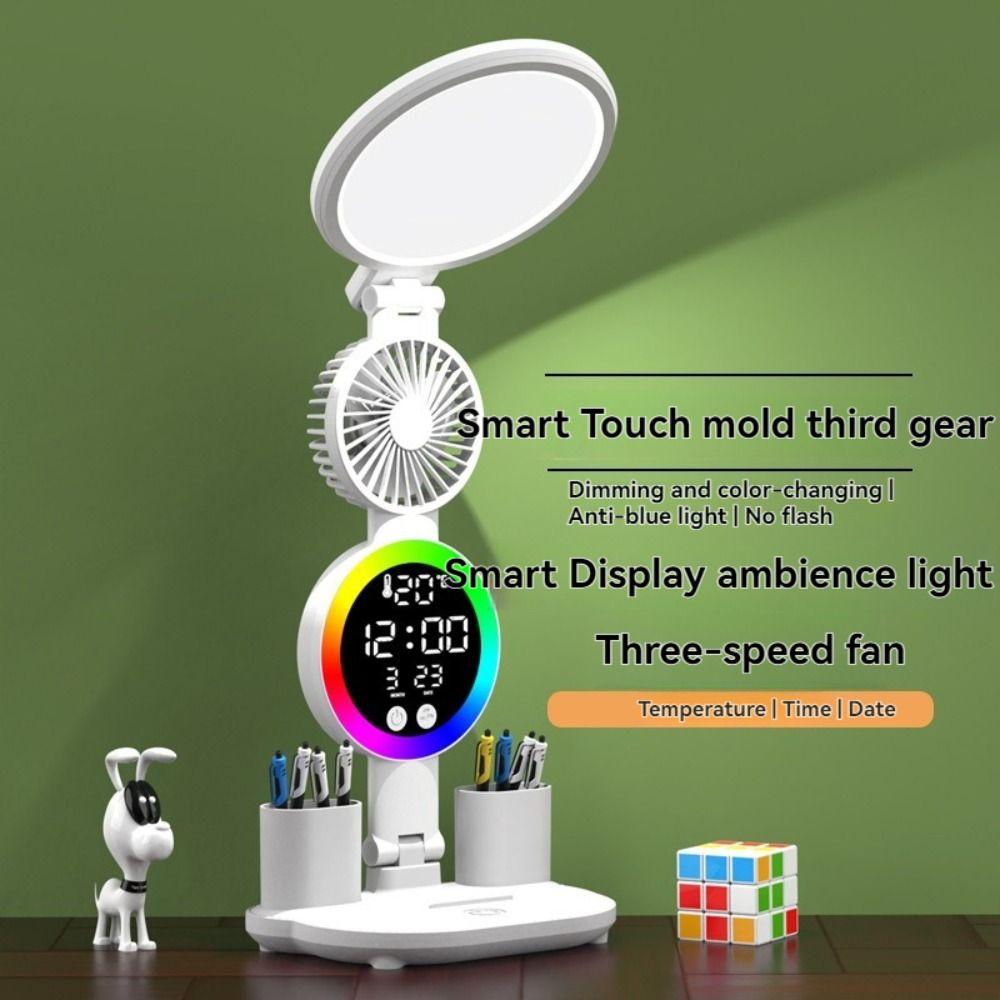 3 Colors LED Table Lamp USB Led Bedside Lamp Office Desk Study Lamp Penholder Desk Lamp  Student