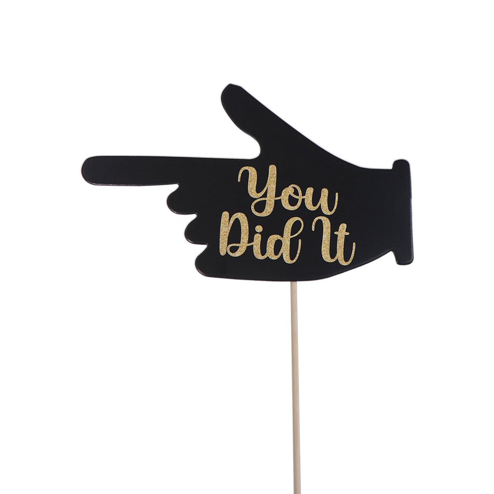 25 Stück Abschlussjahrgang 2025 2025 Fotoautomaten-Requisiten Glückwunsch Verkleidungskostüm Maske Partygeschenke