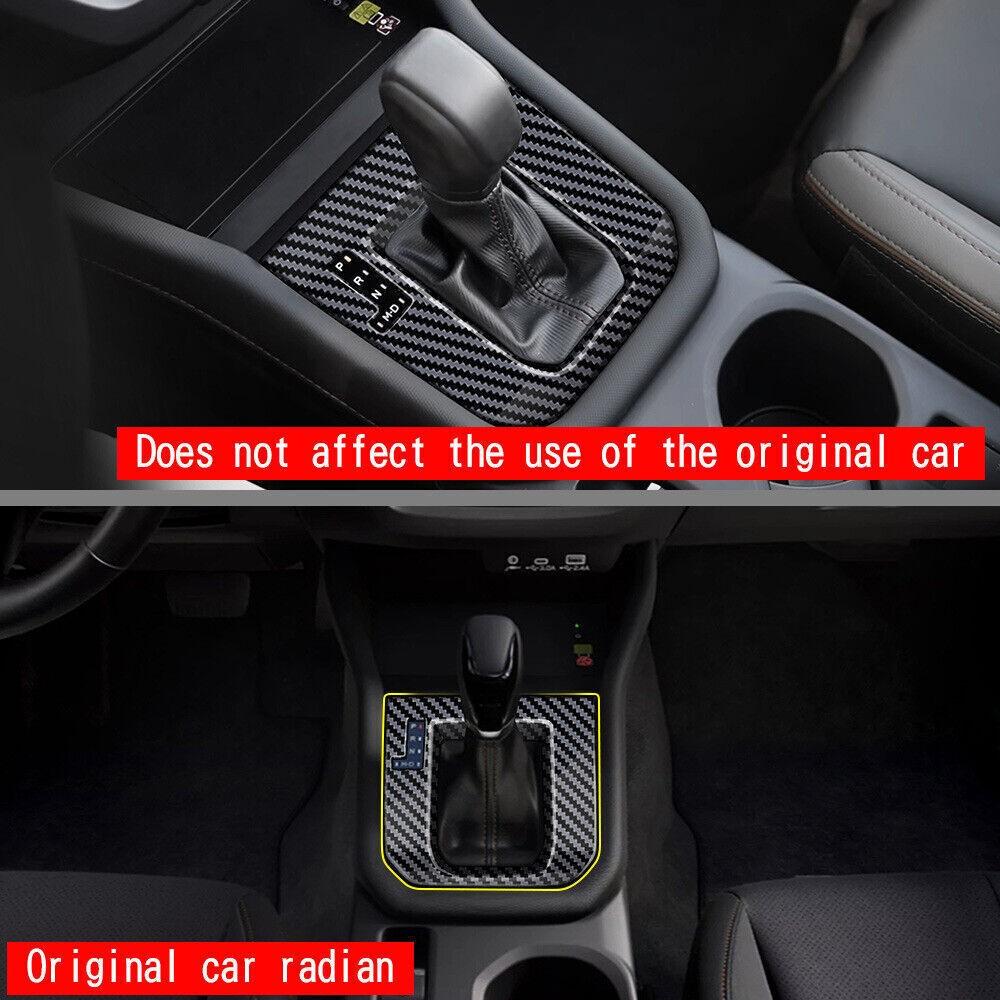 ABS Carbon Fiber Pattern Gear Shift Panel Cover Trim For Subaru Forester 2025+