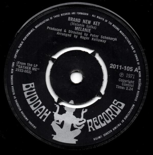 

7inch Record MELANIE Brand New Key 2011105 Buddah Records 1971 UK Rock Used