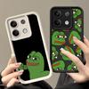 Phone Case for Xiaomi Redmi Note 15 14 13 Pro Plus Funny Sad Forg P-Pepe Meme Shell 12S 11 11S 11T 5G 14S Soft Silicone Funda