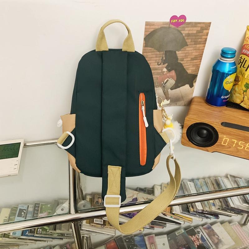 Sportsbrystveske Fargeblokk Herre Skulderveske Crossbody-veske Herre Midjeveske