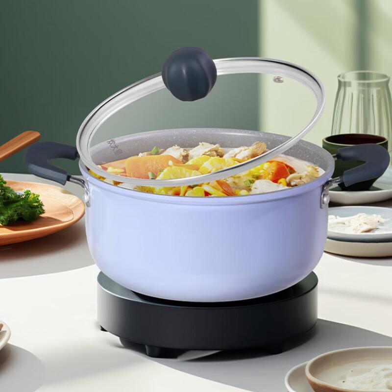 COOKER KING 22 см Суповая кастрюля с покрытием из камня маifan