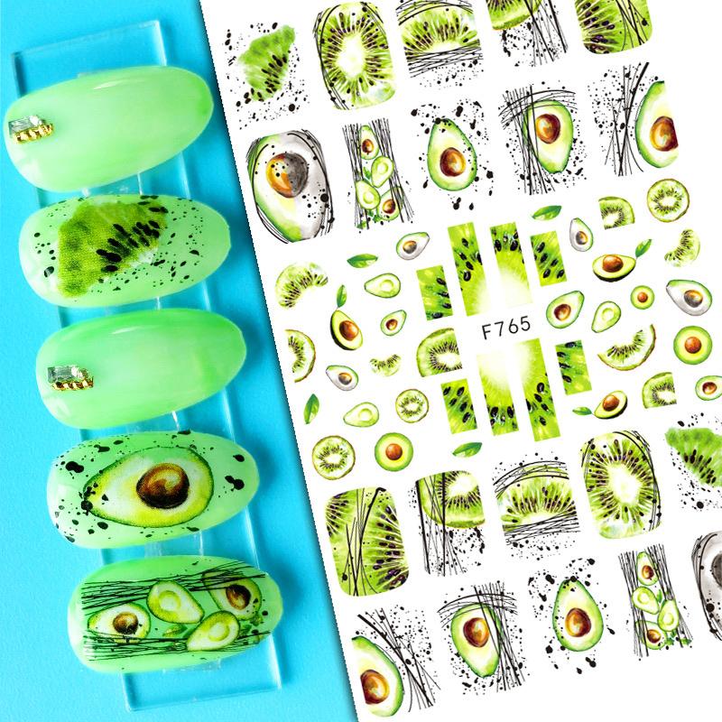 Zurück Kleber Aufkleber 3D Nagel Aufkleber Schwarz Weiß Geometrische Zeichnungen Designs Nagel Aufkleber Dekoration Für Nail Art Schönheit