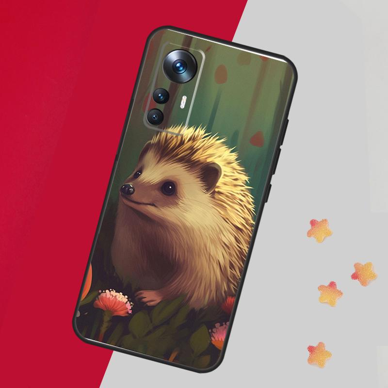 Cute Little Hedgehog Case For Xiaomi 14 13 15 Ultra 11T 12T 13T 14T Pro Cover For POCO X7 Pro X3 X5 X6 F5 F6 F7
