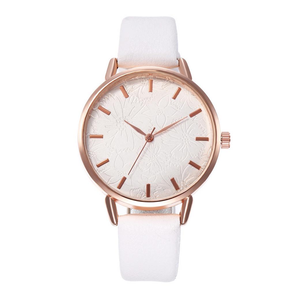 Orologi al Quarzo Casual da Donna Eleganti Lusso Fiori Bracciale Verde Orologi da Polso Donna Eleganti Creativi Orologi Orologi da Donna