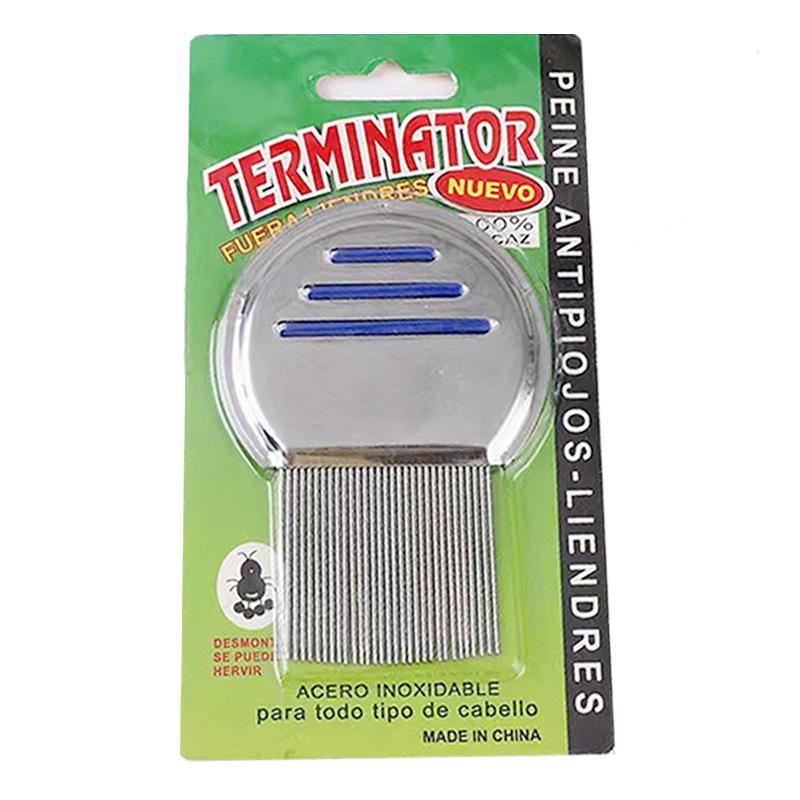 Pet comb dog flea comb stainless steel threaded needle comb cat grooming