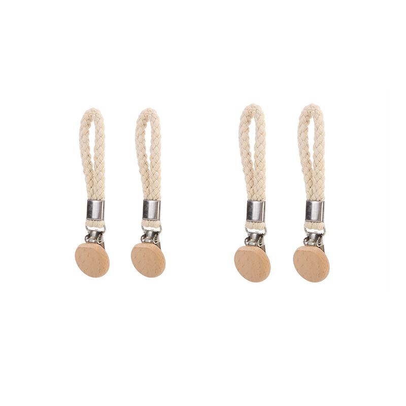 2PCS/4PCS/6PCS Multifunctional Household Bathroom Small Storage Clip Cotton Woven Rope Kitchen Towel Holder Cloth Hanger