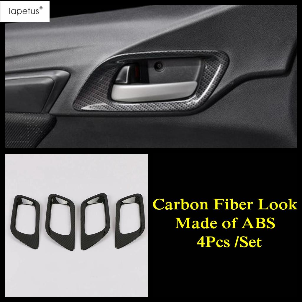 Dashboard Air AC Outlet Vent Frame / Window Lift / Gear Shift Cover Trim ABS Interior Accessories For Honda FIT Jazz 2014 -