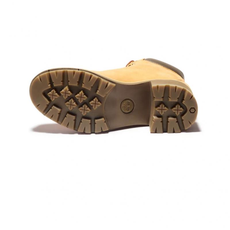 Timberland [Timberland] Women S kinSley Chunky Heel bootS White Brown tb0a25bS2311 q0etb0a25bS2311