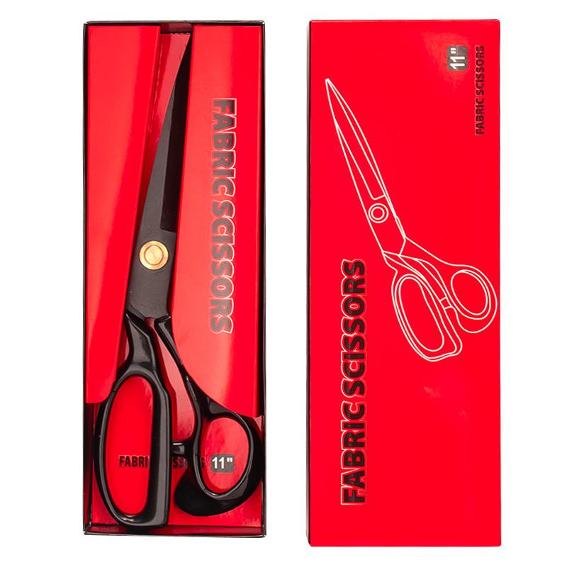 Tailor scissors Multi-size black tailor scissors Stainless steel fabric scissors, tailor scissors